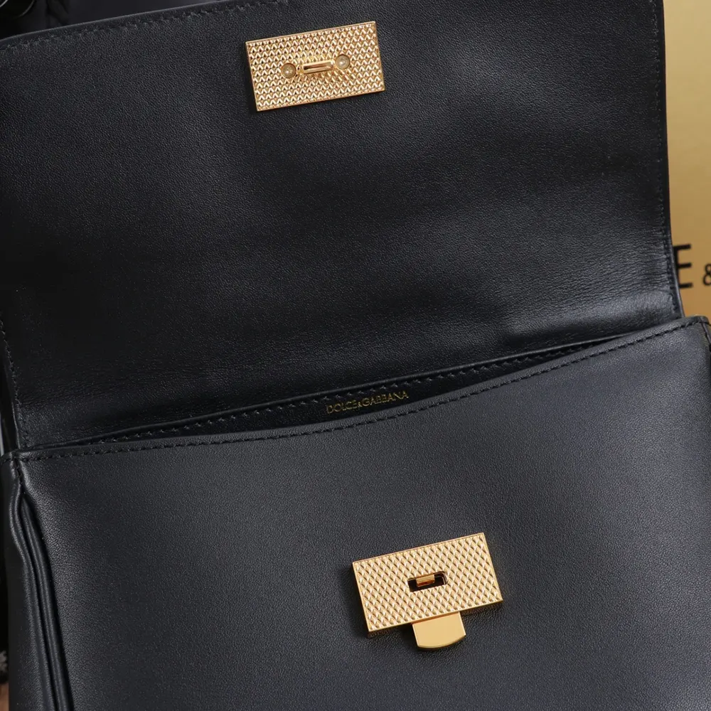 Dolce Gabbana D&G Women My Sicily Plongé Leather Top Handle Bag 8 Dolce Gabbana D&G Women My Sicily Plongé Leather Top Handle Bag
