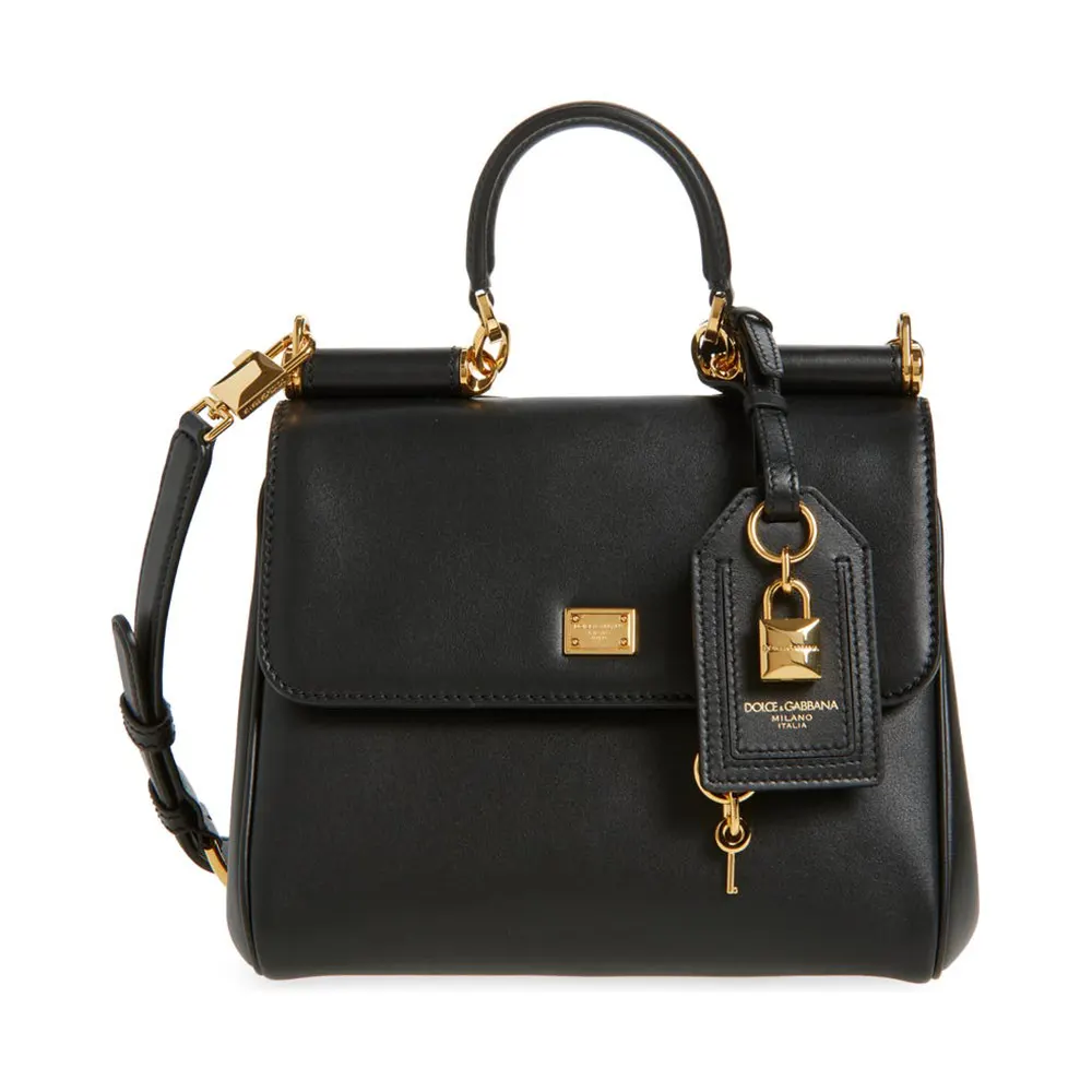 Dolce Gabbana D&G Women My Sicily Plongé Leather Top Handle Bag 1 Dolce Gabbana D&G Women My Sicily Plongé Leather Top Handle Bag