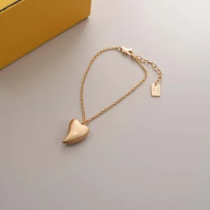 Fendi Women Heartbeat Bracelet Gold-colored 8AL631B0