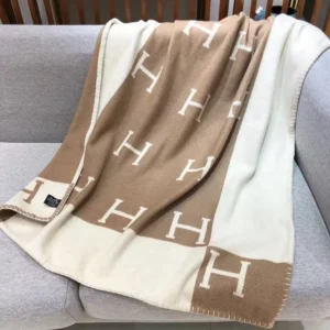 Hermes Unisex Avalon Baby Blanket H102704M