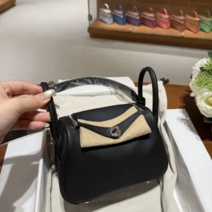 Hermes Women Lindy II Mini Bag in Swift Calfskin H085957CK