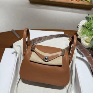 Hermes Women Lindy II Mini Bag in Swift Calfskin H085957CK