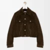Loewe Women Jacket In Cotton Corduroy Brown 11 Loewe Women Jacket In Cotton Corduroy Brown
