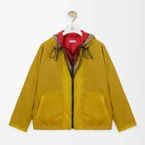 Loewe Women Jacket In Technical Shell Yellow