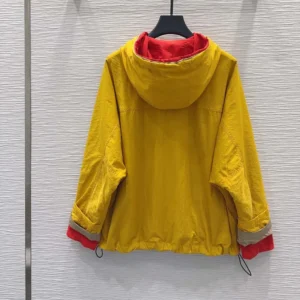 Loewe Women Jacket In Technical Shell Yellow