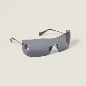 Miu Miu Women Aube Sunglasses Basalt Grey Bio Lenses