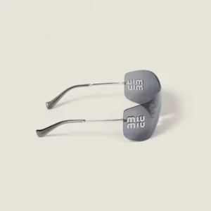 Miu Miu Women Aube Sunglasses Basalt Grey Bio Lenses