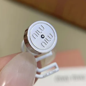 Miu Miu Women Metal Earrings with Miu Miu Logo 5IO514