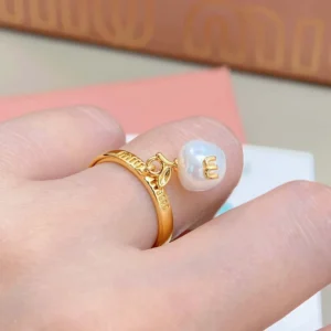 Miu Miu Women Metal Ring with Pendant 5IA0912G9O