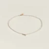 Miu Miu Women Metal and Pearl Necklace 5IC3472G9O