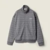 Miu Miu Women Striped Cotton Fleece Jacket MJLA69
