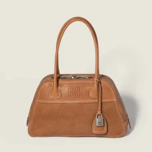 Miu Miu Women Vivant Leather Bag-Caramel 5BB199