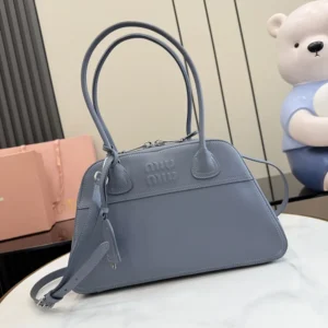 Miu Miu Women Vivant Nappa Leather Bag Aviation Blue 5BB199