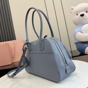 Miu Miu Women Vivant Nappa Leather Bag Aviation Blue 5BB199