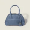 Miu Miu Women Vivant Nappa Leather Bag Aviation Blue 5BB200