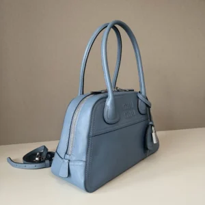 Miu Miu Women Vivant Nappa Leather Bag Aviation Blue 5BB200
