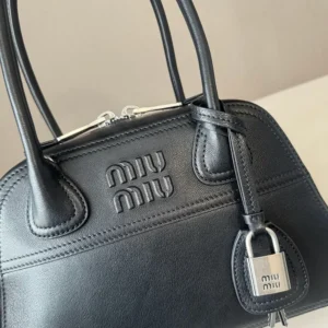 Miu Miu Women Vivant Nappa Leather Bag Black 5BB200