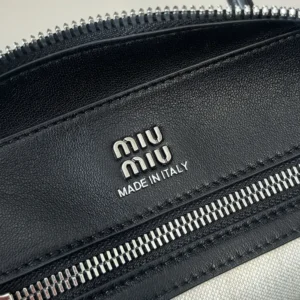 Miu Miu Women Vivant Nappa Leather Bag Black 5BB200