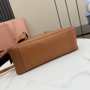 Miu Miu Women Vivant Nappa Leather Bag Caramel 5BB199