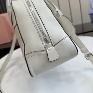 Miu Miu Women Vivant Nappa Leather Bag Chalk White 5BB199
