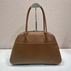 Miu Miu Women Vivant Nappa Leather Bag Cognac 5BB200