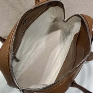 Miu Miu Women Vivant Nappa Leather Bag Cognac 5BB200