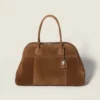 Miu Miu Women Vivant Suede Bag Cocoa Brown 5BB195