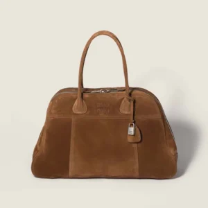 Miu Miu Women Vivant Suede Bag Cocoa Brown 5BB195
