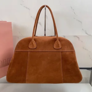 Miu Miu Women Vivant Suede Bag Cocoa Brown 5BB195