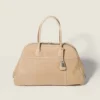 Miu Miu Women Vivant Suede Bag Ecru 5BB195