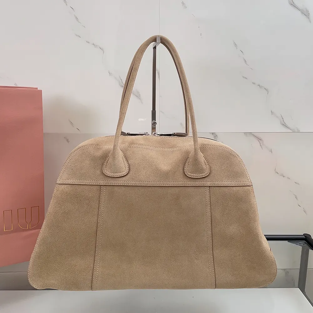 Miu Miu Women Vivant Suede Bag Ecru 5BB195 3 Miu Miu Women Vivant Suede Bag Ecru 5BB195