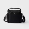 Prada Unisex Re-Nylon And Saffiano Leather Shoulder Bag Black 10 Prada Unisex Re-Nylon And Saffiano Leather Shoulder Bag Black