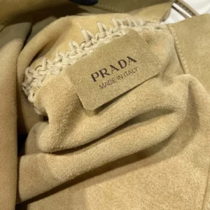 Prada Unisex Wish Suede Pouch 1NK0632FP1F0F24