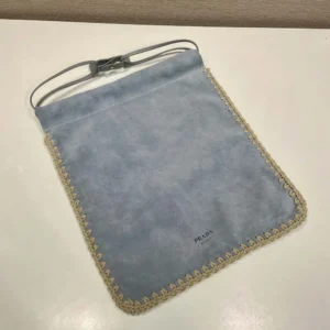 Prada Unisex Wish Suede Pouch 1NK0632FP1F0F24