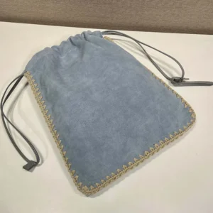Prada Unisex Wish Suede Pouch 1NK0632FP1F0F24