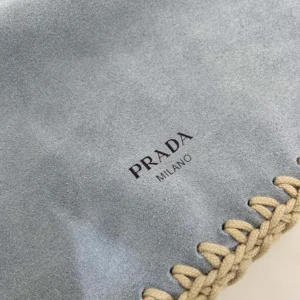 Prada Unisex Wish Suede Pouch 1NK0632FP1F0F24