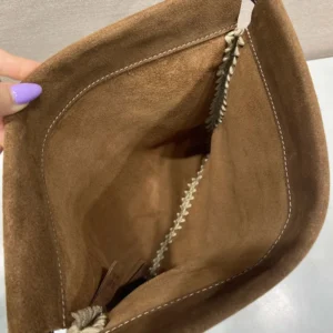 Prada Unisex Wish Suede Pouch 1NK0632FP1F0F24
