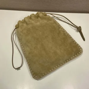 Prada Unisex Wish Suede Pouch 1NK0632FP1F0F24