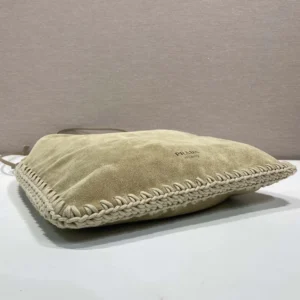 Prada Unisex Wish Suede Pouch 1NK0632FP1F0F24
