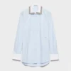 Prada Women Embroidered Poplin Shirt P465JR1XV2