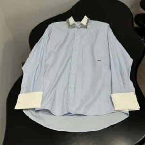 Prada Women Embroidered Poplin Shirt P465JR1XV2