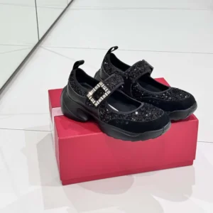 Roger Vivier Women Viv' On The Run Mary Janes With Sequins
