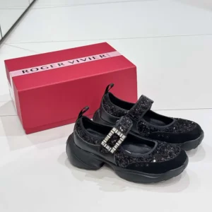 Roger Vivier Women Viv' On The Run Mary Janes With Sequins