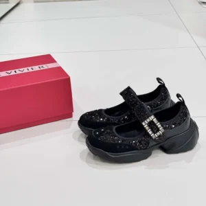 Roger Vivier Women Viv' On The Run Mary Janes With Sequins