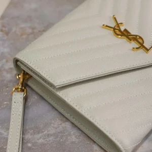 Saint Laurent YSL Women Cassandre Matelassé Flap Pouch