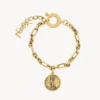Saint Laurent YSL Women Cassandre Medallion Bracelet in Metal 10 Saint Laurent YSL Women Cassandre Medallion Bracelet in Metal