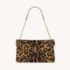 Saint Laurent YSL Women Cassandre Pouch On Chain In Pony Hair Leather 29cm