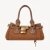 Chloe Women Paddington Bag in Suede Leather-Vintage Brown