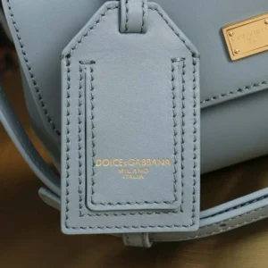 Dolce Gabbana D&G Women Mini My Sicily Calfskin Handbag-Blue