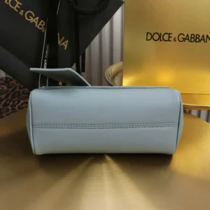 Dolce Gabbana D&G Women Mini My Sicily Calfskin Handbag-Blue
